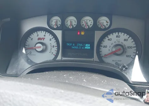 2010 Ford F-150 Svt Raptor z USA, uszkodzony, nr VIN 1FTEX1EV3AFA24741